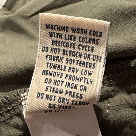 LL Bean Womens Pants Vista Trekking Convertible Hiking Outdoor Green Size 16 FI - Picture 4 of 6